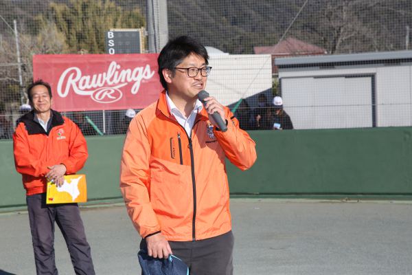 前回大会:表彰式でのあいさつ