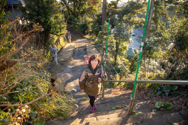 石堂寺、石堂城が築かれたこの台地が要害地形だったことが感じられます。