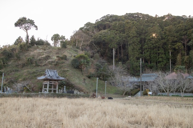 丸城の遠景。遠くから見ても目立ちます！