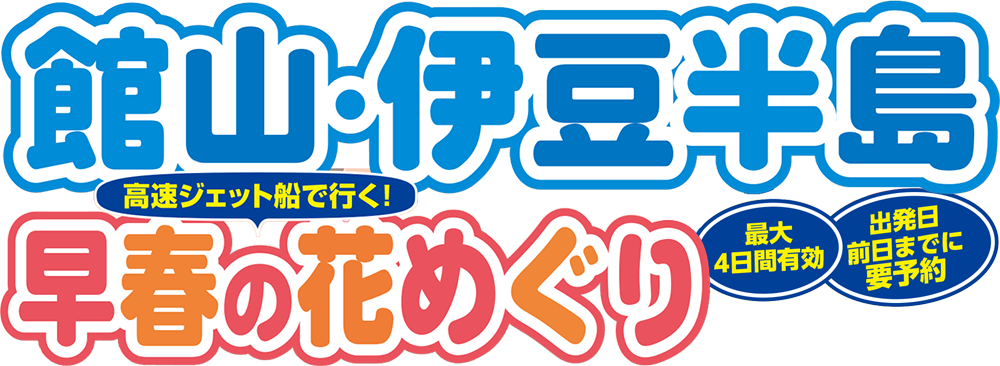 高速ジェット船で行く！　館山・伊豆半島