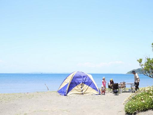 【新型コロナウイルス対策の為、利用休止】多田良北浜キャンプ場