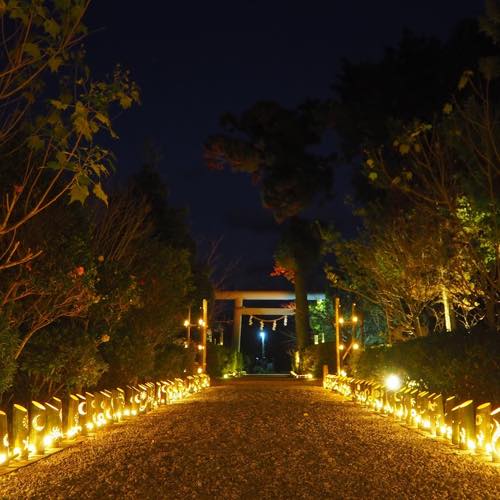 高家神社ライトアップ