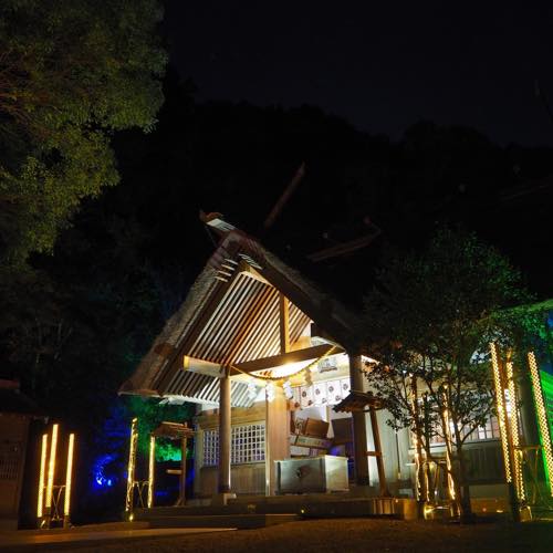 高家神社ライトアップ